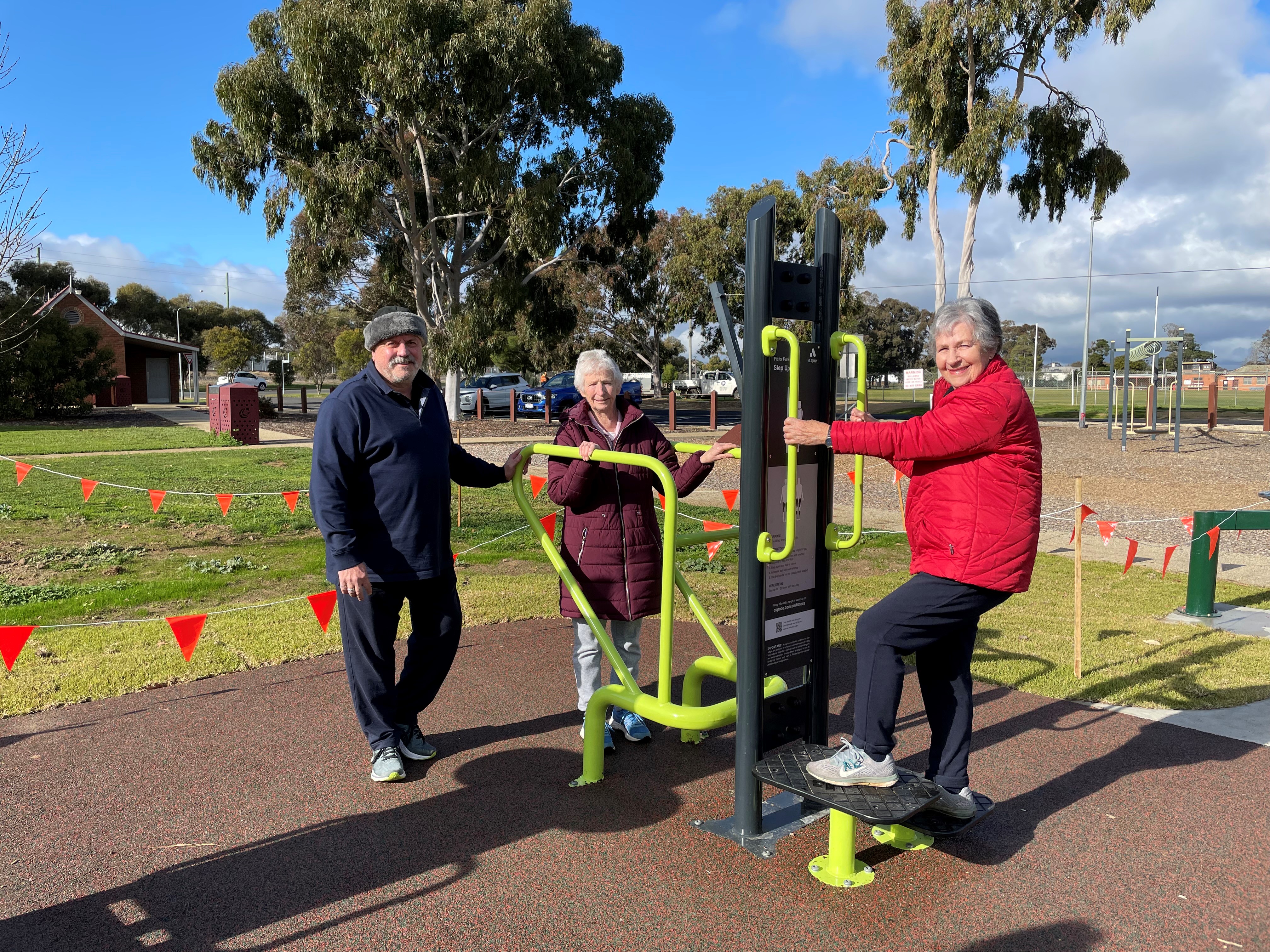 Get active at Maryborough s new outdoor exercise equipment Central